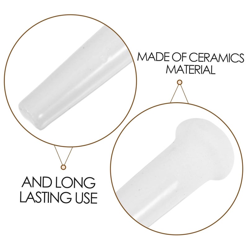 Mobestech Ceramic Food Grinding Rod Ergonomic Pestle Garlic Masher Manual Muddler - Image 3